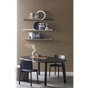 Lange jan ø extendable dining table oak blacknight, room setting