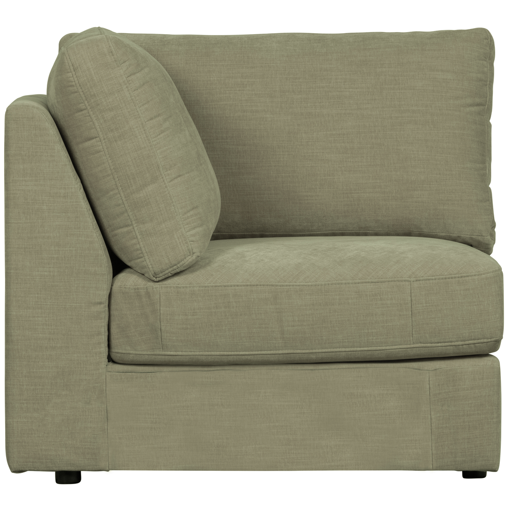 Family corner element green, front view