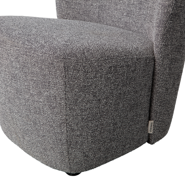 Lofty fauteuil melange grijs, detail