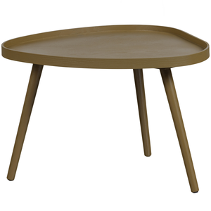 Mae table d appoint organique bois sépia, vue de face