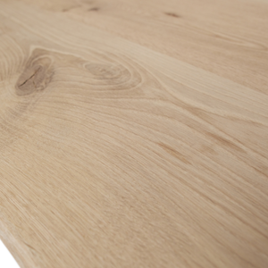 Tablo boomstam tafelblad eiken 180 x 90 cm, detail