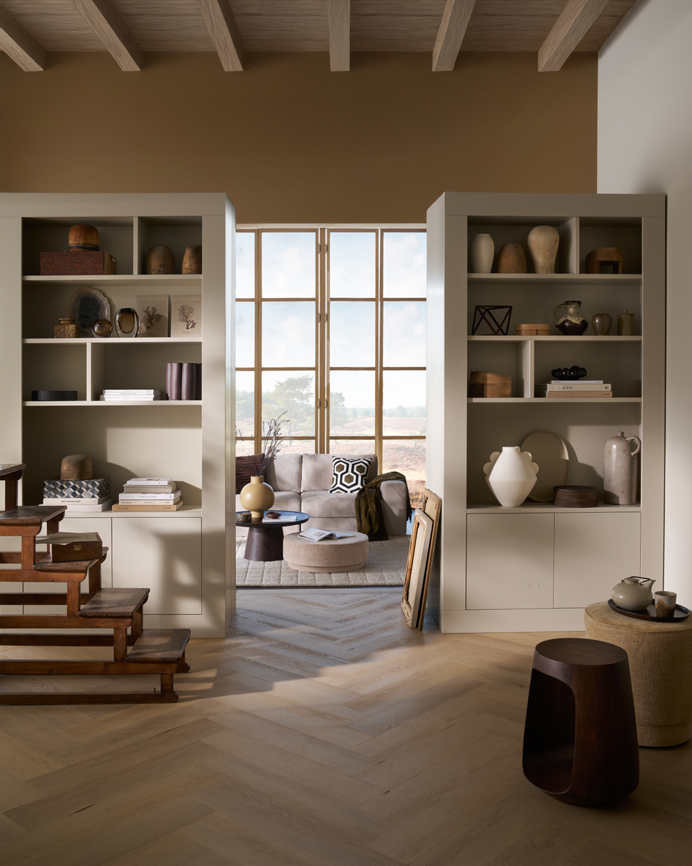 Wallcover wandkast 117 cm grenen dust, sfeerfoto