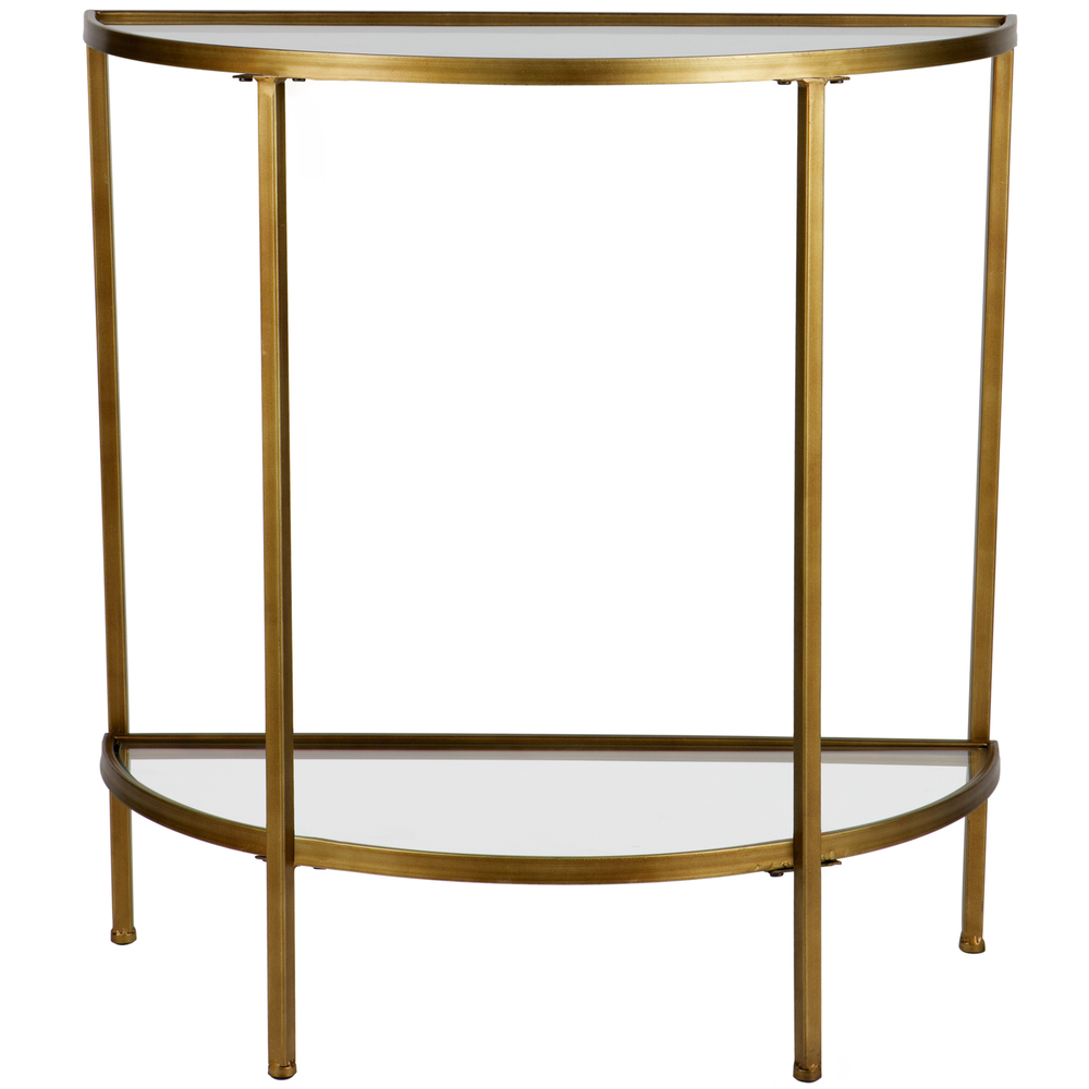 Goddess sidetable antique brass, vooraanzicht