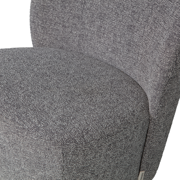 Lofty fauteuil melange grijs, detail