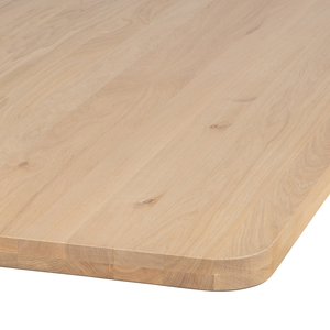 Tablo plateau de table en chêne naturel incurvé 200 x 90 cm, détail