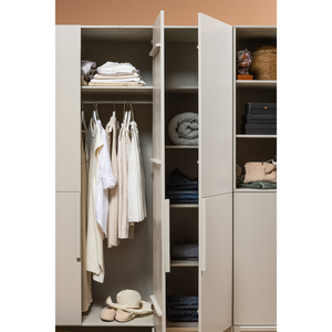Pure 3-doors wardrobe splitdoor pine dust, room setting