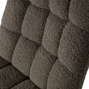 Job swivel armchair teddy green, detail