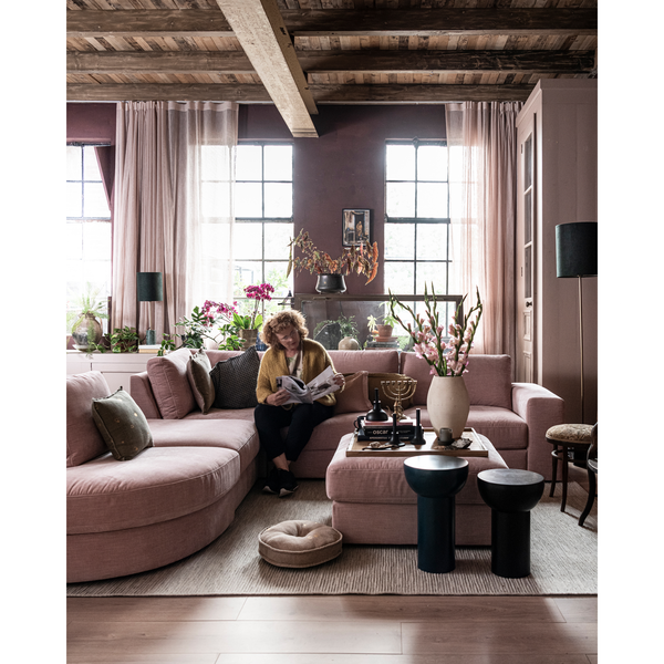 Family 1-seater element without arm pink, room setting