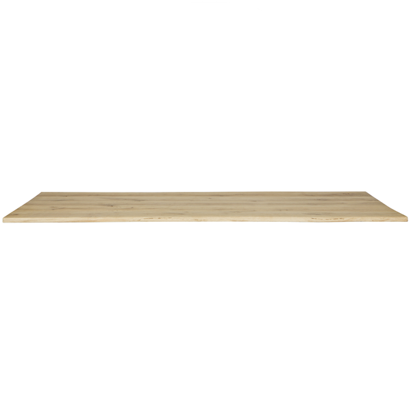Tablo boomstam tafelblad eiken 180 x 90 cm, vooraanzicht
