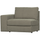 Family 1-seater element arm left warm grey