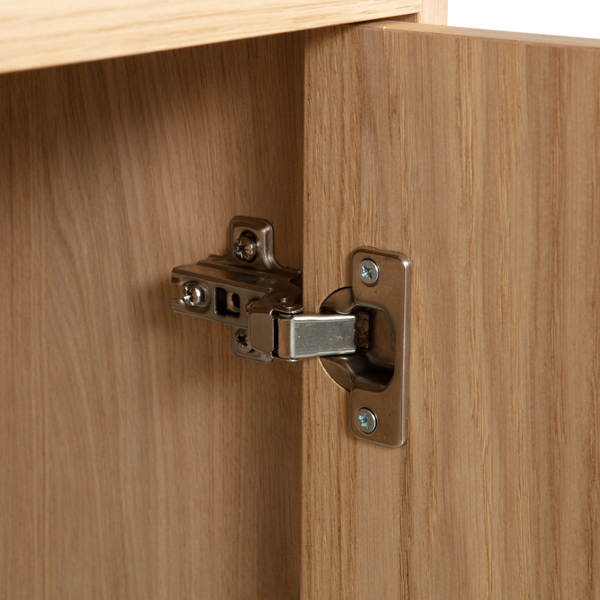 Modulair bas-de-casse 40 cm chêne naturel mat, détail