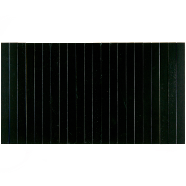 Plateau flexible XL noir, vue de face