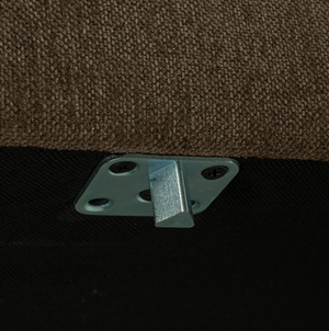 Couple loveseat element chocolate brown, detail