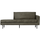 Rodeo daybed droite structure velvet frost