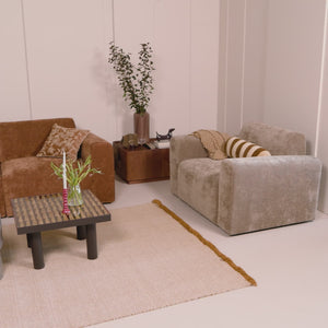 Volu coffee table mango wood braun