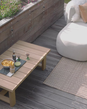 Chios tuin loungeset organisch links zand