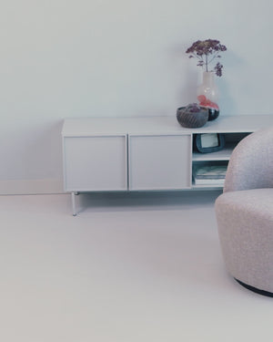 Serra draaifauteuil naturel melange