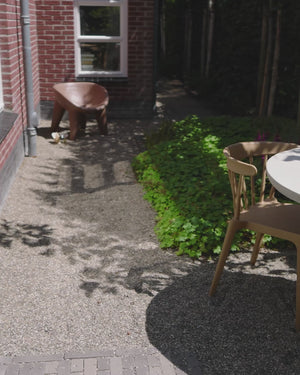 Kevon tuintafel rond ø100 cm vezelversterkte beton naturel